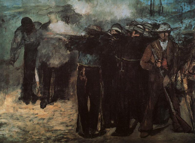 Edouard Manet Study for The Execution of the Emperor Maximillion Norge oil painting art